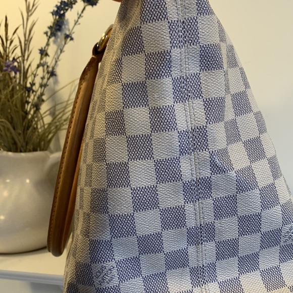 Louis Vuitton white damier azur Saleyea MM tote - Picture 13 of 15
